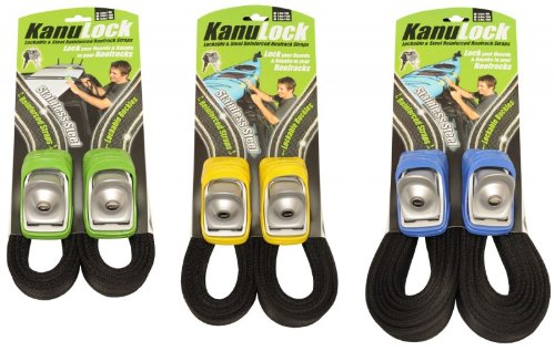 Kanulock Strap Snow/Surf/SUP/Tour - Sicherheits-Gurtbänder (Set), Länge:2.5m von KanuLock
