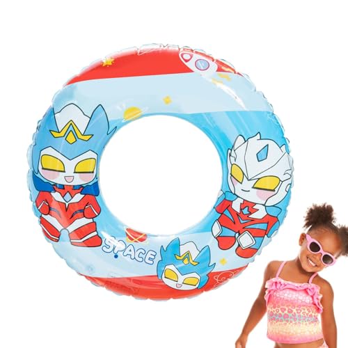 Kapaunn Schwimmhilfe für Kinder, Schwimmhilfe für Kleinkinder - Aufblasbares Schwimmbecken für Kleinkinder mit Cartoon-Muster - Kinder-Schwimmkörper für den Pool, Taillen-Schwimmtrainer für Kinder, von Kapaunn