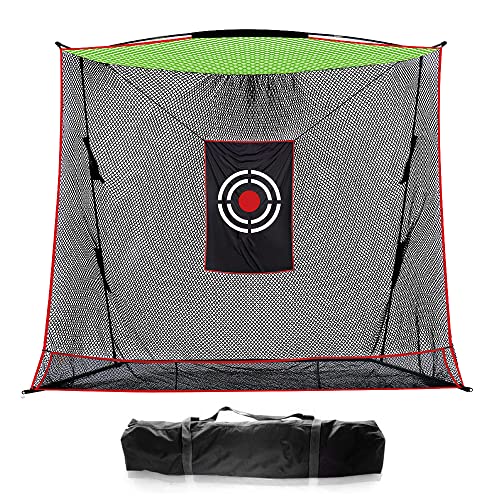 Kapler Golfnetze 3x0.9x2.4 m, Hochwertige Golfübengsnetze,Golf Netz, Indoor&Outdoor Golfnetze, Golf-Übungsnetz, schnelle Einrichtung, mit Tragetasche und Zieltuch von Kapler