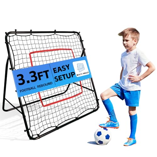 Kapler fußballtor rebounder Kickback-Rebound Netz für Kinder rückprallwand Outdoor für effektives Training 100 * 100cm Kapler fußballtor rebounder Kickback-Rebound Netz für Kinder rückprallwand Outdoor für effektives Training 100 * 100cm von Kapler