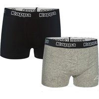 2er Pack Kappa Trunk Boxershorts 002 schwarz/grau L 2er Pack Kappa Trunk Boxershorts 002 schwarz/grau L von Kappa