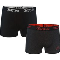 2er Pack Kappa Trunk Boxershorts 003 schwarz/anthrazit L von Kappa