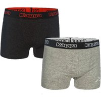 2er Pack Kappa Trunk Boxershorts 005 anthrazit/grau L 2er Pack Kappa Trunk Boxershorts 005 anthrazit/grau L von Kappa