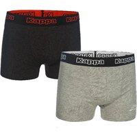 2er Pack Kappa Trunk Boxershorts 005 anthrazit/grau L von Kappa