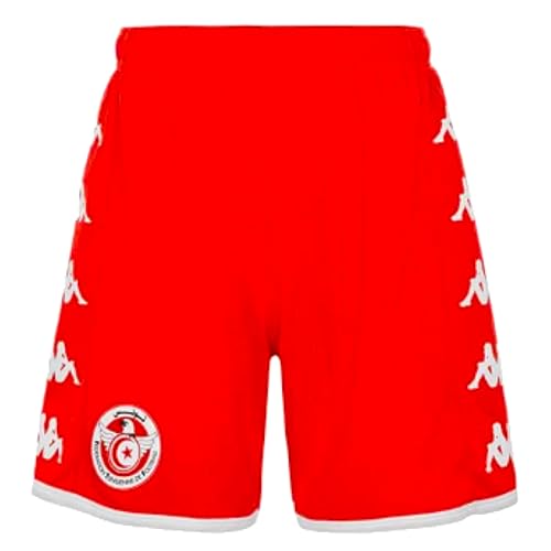 Kappa 2022-2023 Tunisia Home Shorts (Red) von Kappa