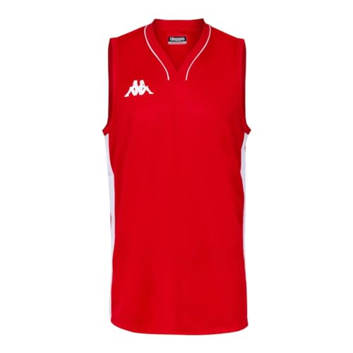 Kappa Cairo Basketball-Shirt, Herren Einheitsgröße rot 8Y / 128cm Kappa Cairo Basketball-Shirt, Herren Einheitsgröße rot 8Y / 128cm von Kappa