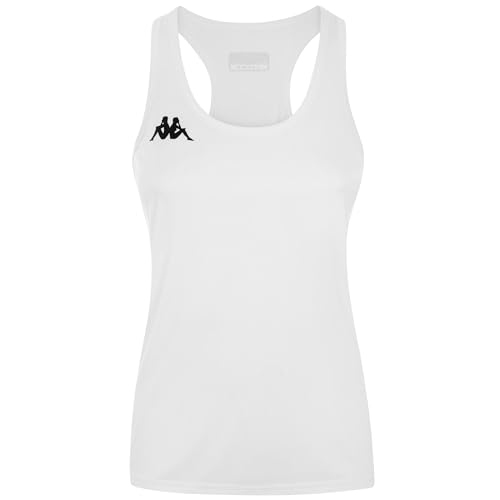 Kappa Damen Domak Tanktop, weiß, XS von Kappa