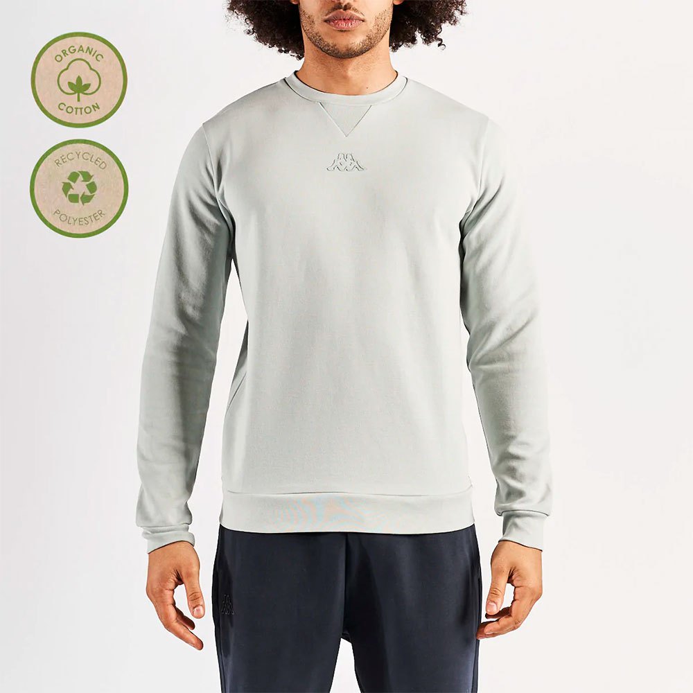 Kappa Edard Life Sweatshirt Grau S Mann von Kappa