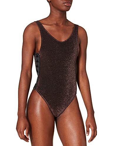 Kappa Eily 222 Banda Sparkle Bodysuit T-Shirt, Bronze/Schwarz, Standard für Damen Kappa Eily 222 Banda Sparkle Bodysuit T-Shirt, Bronze/Schwarz, Standard für Damen von Kappa