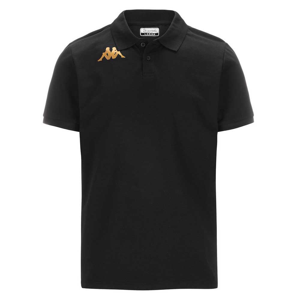 Kappa Gastio Short Sleeve Polo Schwarz 2XL Mann von Kappa