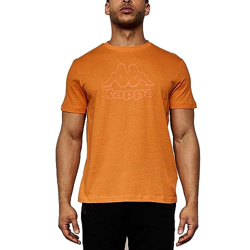 Kappa Herren Cremy T-Shirt, Orange, 3XL Kappa Herren Cremy T-Shirt, Orange, 3XL von Kappa