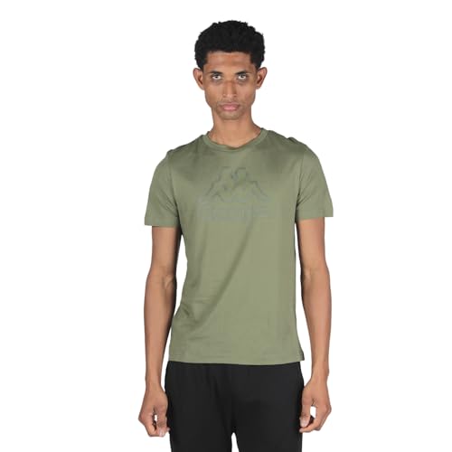 Kappa Herren Cremy Tee T-Shirt, olivgrün, XXL Kappa Herren Cremy Tee T-Shirt, olivgrün, XXL von Kappa