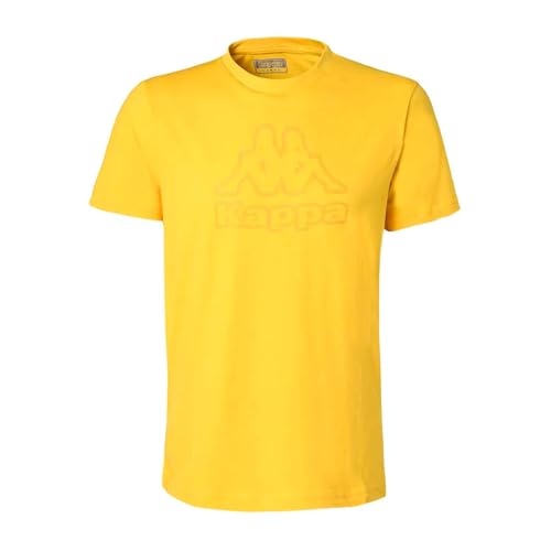 Kappa Herren Cremy Tee t-Shirt, gelb, 4X-Large von Kappa