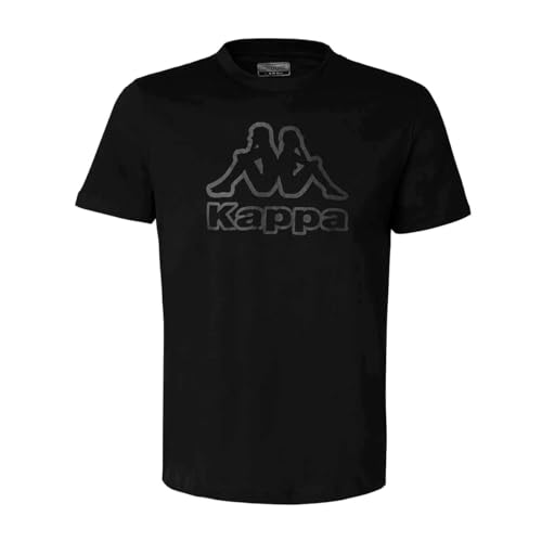 Kappa Herren Cremy Tee t-shirt, Schwarz, L von Kappa