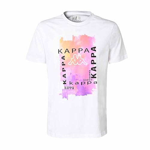 Kappa Herren Emiro Tbar Tshirt, weiß, XL von Kappa