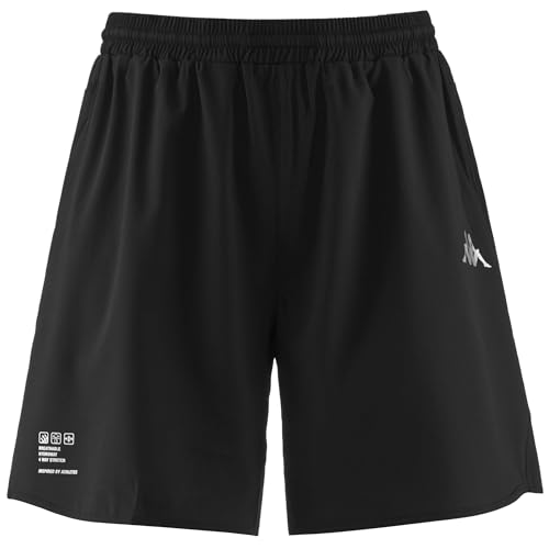 Kappa Herren Kombat Berrow Shorts, Schwarz, XXL von Kappa