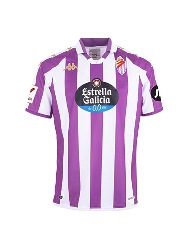 Kappa Herren Kombat Home Valladolid t-Shirt, Violett/Weiß, M von Kappa