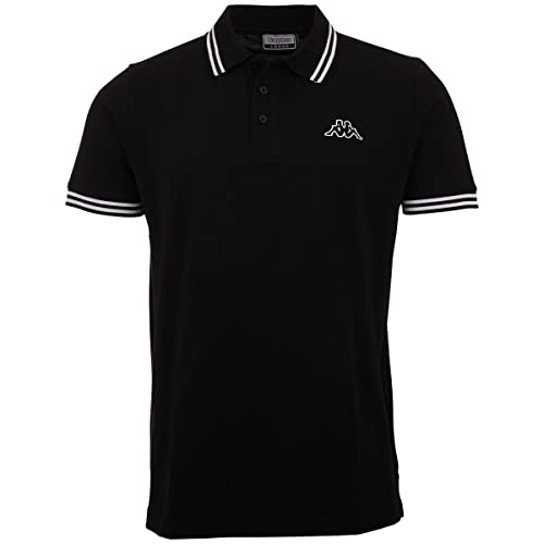 Kappa Herren Kurzarm Poloshirt STYLECODE: 709361 Aleot Men Poloshirt I Caviar I 3XL von Kappa