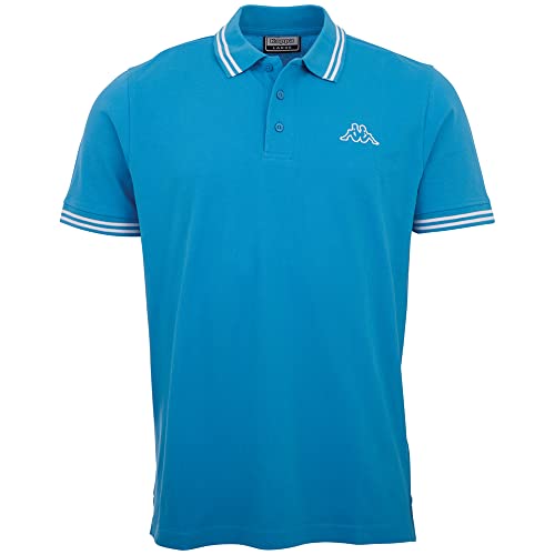 Kappa Herren Kurzarm Poloshirt STYLECODE: 709361 Aleot Men Poloshirt I Malibu Blue I 3XL Kappa Herren Kurzarm Poloshirt STYLECODE: 709361 Aleot Men Poloshirt I Malibu Blue I 3XL von Kappa
