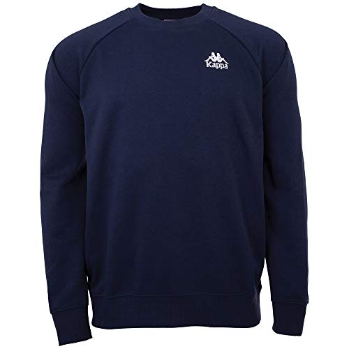 Kappa Herren Sweatshirt STYLECODE: 70542 TAULE MEN | Langarm Shirt, Retro-Look Hoodie, Pullover Sweater Long-Shirt, Regular fit | Navy I S von Kappa