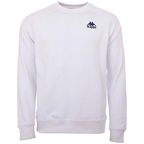 Kappa Herren Sweatshirt STYLECODE: 70542 TAULE MEN | Langarm Shirt, Retro-Look Hoodie, Pullover Sweater Long-Shirt, Regular fit | Weiß I XXL Kappa Herren Sweatshirt STYLECODE: 70542 TAULE MEN | Langarm Shirt, Retro-Look Hoodie, Pullover Sweater Long-Shirt, Regular fit | Weiß I XXL von Kappa