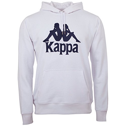 Kappa Herren Taino Kapuzensweatshirt, Weiß, XXL EU Kappa Herren Taino Kapuzensweatshirt, Weiß, XXL EU von Kappa