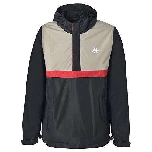 Kappa Icilio Herrenjacke XXL Schwarz/Grau/Rot von Kappa