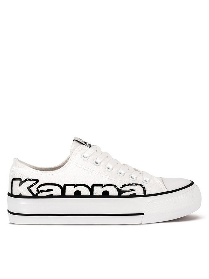 Kappa Kappa Sneakers aus Stoff Damen YL201409 Weiß Sneaker von Kappa