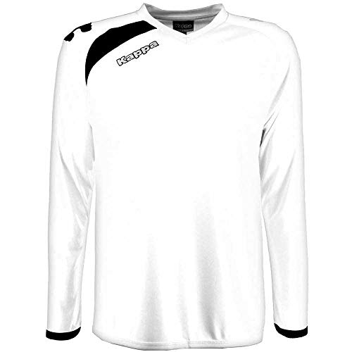 Kappa Pavie LS Shirt Fußball, Unisex Erwachsene, Unisex – Erwachsene, Pavie LS, weiß Kappa Pavie LS Shirt Fußball, Unisex Erwachsene, Unisex – Erwachsene, Pavie LS, weiß von Kappa