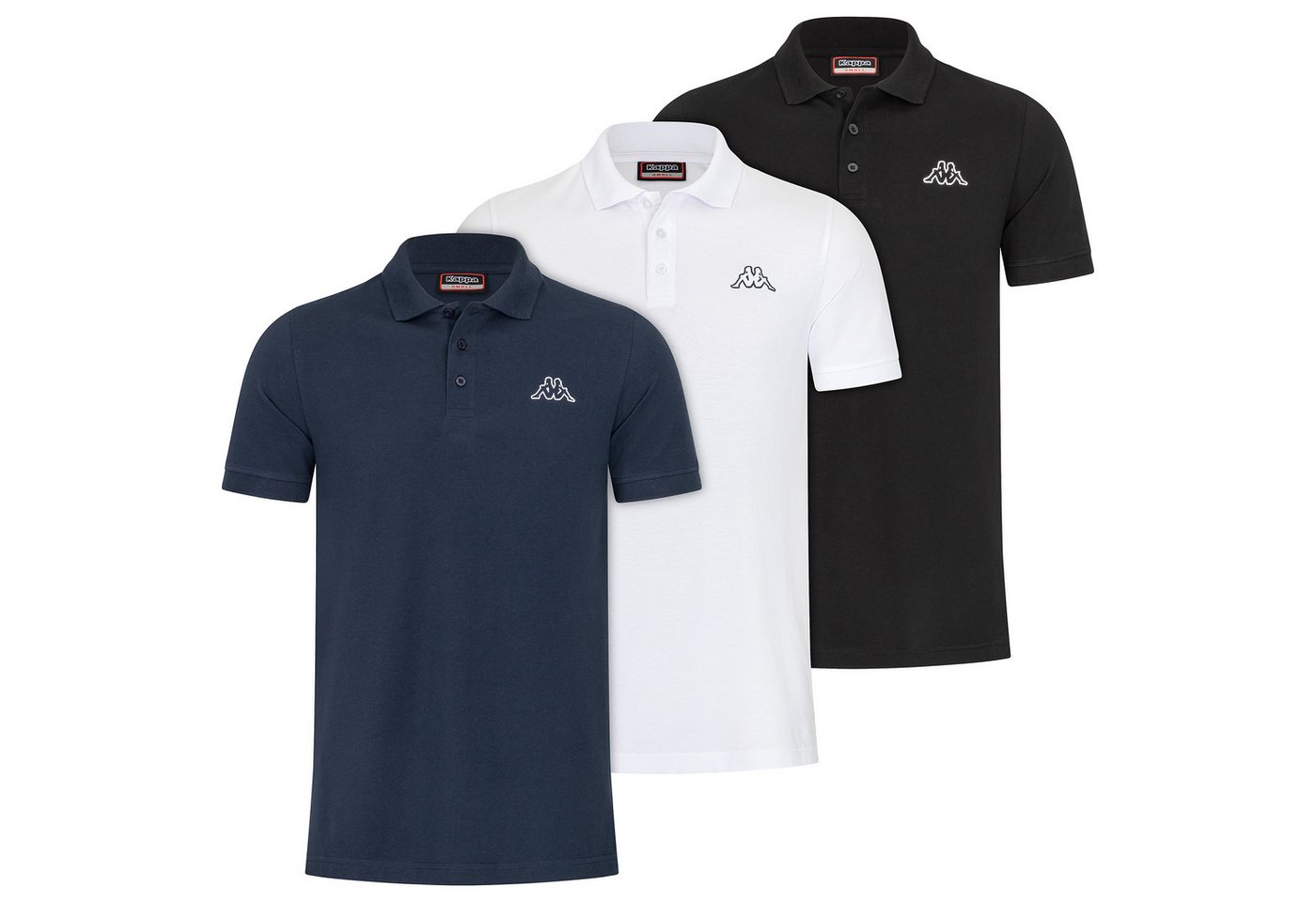 Kappa Poloshirt Kappa Herren Polo VELEOT 3 Polo Shirt 3er-Pack s/s 707408 Kappa Poloshirt Kappa Herren Polo VELEOT 3 Polo Shirt 3er-Pack s/s 707408 von Kappa