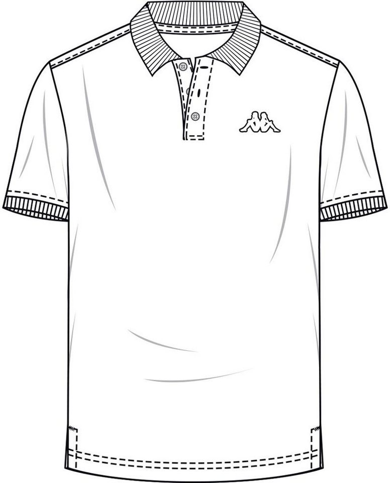 Kappa Poloshirt Poloshirt von Kappa