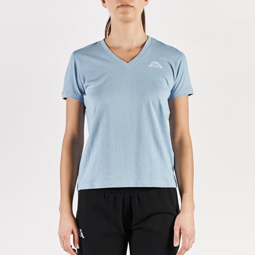 Kappa T-Shirt Cabou Hellblau Damen T-Shirt Kappa T-Shirt Cabou Hellblau Damen T-Shirt von Kappa