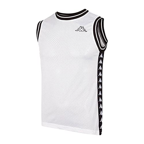 Kappa Tamati Authentic T-Shirt, Herren, Unterhemd, 303HF70, weiß, S Kappa Tamati Authentic T-Shirt, Herren, Unterhemd, 303HF70, weiß, S von Kappa