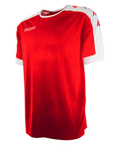 Kappa Tanis SS Act Jersey, Unisex Erwachsene, Unisex – Erwachsene, Tanis Jersey SS, rot von Kappa