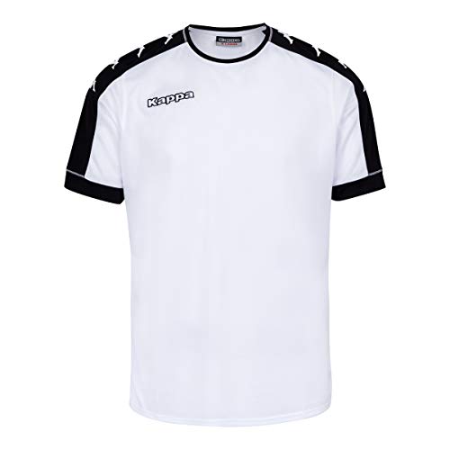 Kappa Tanis SS Act Jersey, Unisex Erwachsene, Unisex – Erwachsene, Tanis Jersey SS, weiß Kappa Tanis SS Act Jersey, Unisex Erwachsene, Unisex – Erwachsene, Tanis Jersey SS, weiß von Kappa