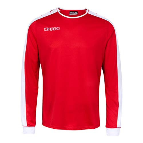 Kappa Tanis SS Shirt Fußball, Unisex Erwachsene, Unisex – Erwachsene, Tanis SS, rot von Kappa