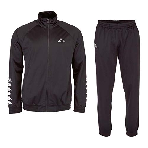 Kappa Herren 303307 Till Unisex Trainingsanzug, Black, Gr. L von Kappa