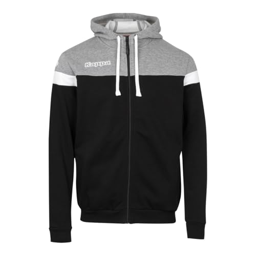 Kappa Unisex-Kinder Acciozi Jacke, Schwarzgrau, Estándar Kappa Unisex-Kinder Acciozi Jacke, Schwarzgrau, Estándar von Kappa