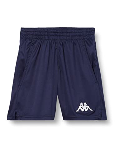 Kappa Unisex Kinder Zenio Logo Shorts, blau, 6Y Kappa Unisex Kinder Zenio Logo Shorts, blau, 6Y von Kappa