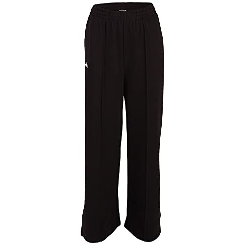 Kappa Unisex Women, Sweat Pants, Loose Fit Trainingshose, Caviar, L EU von Kappa