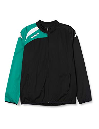 Kappa talucci Jkt Jacke, unisex kinder, 303L6G0, Schwarz/Grün (Negro / Verde), 10Y von Kappa