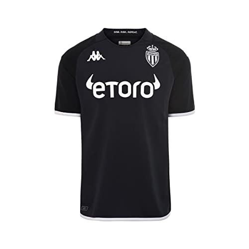 Monaco, Jungen Trikot, Saison 2022/23 Offizielle Auswärtstrikot von Kappa