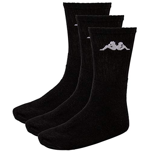 Kappa Unisex Sonotu 3 Trainer Socken., Schwarz, 39-42 EU Kappa Unisex Sonotu 3 Trainer Socken., Schwarz, 39-42 EU von Kappa
