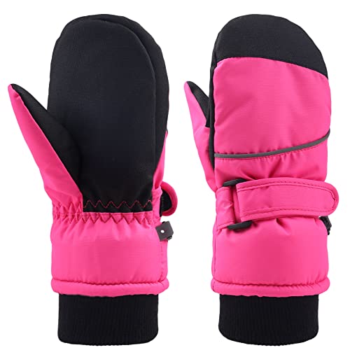 Schneehandschuhe Kinder - wasserdichte und Winddichte Winter Warme Kinderhandschuhe Outdoor Sports Snowboard Ski Fäustlinge Handschuhe für Junge und Mädchen 2-8 Jahre Schneehandschuhe Kinder - wasserdichte und Winddichte Winter Warme Kinderhandschuhe Outdoor Sports Snowboard Ski Fäustlinge Handschuhe für Junge und Mädchen 2-8 Jahre von Kapsuen