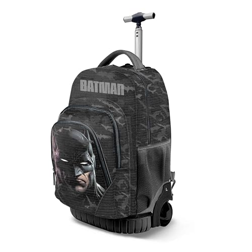 Karactermania Batman Face-Fan GTS Trolley-Rucksack, Schwarz, 32 x 47 cm, Kapazität 39 L von Karactermania