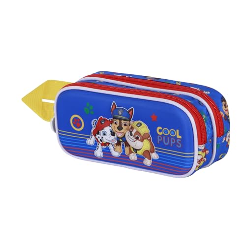 Karactermania Paw Patrol Cool-3D Doppelfedermäppchen, Blau, 22 x 10 cm Karactermania Paw Patrol Cool-3D Doppelfedermäppchen, Blau, 22 x 10 cm von KARACTERMANIA