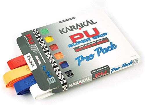Karakal, Griffband/Griff-Tape, selbstklebend, für Badminton/Squash/Tennis/Hockey/Curling, Polyurethan, ausgezeichnete Griffigkeit S Sortiert_2 Karakal, Griffband/Griff-Tape, selbstklebend, für Badminton/Squash/Tennis/Hockey/Curling, Polyurethan, ausgezeichnete Griffigkeit S Sortiert_2 von Karakal