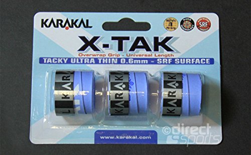 Karakal Griffband X-TAK für Tennis-, Badminton- und Squash-Schläger Blau blau von Karakal