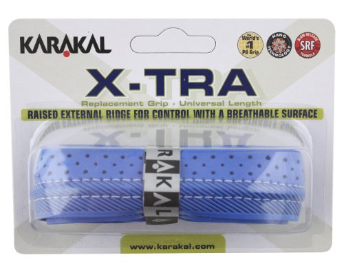 Karakal Griffband X-TRA für Tennis-, Badminton- und Squash-Schläger Blau blau Karakal Griffband X-TRA für Tennis-, Badminton- und Squash-Schläger Blau blau von Karakal