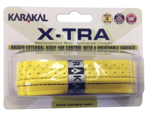 Karakal Griffband X-TRA für Tennis-, Badminton- und Squash-Schläger Gelb gelb Karakal Griffband X-TRA für Tennis-, Badminton- und Squash-Schläger Gelb gelb von Karakal